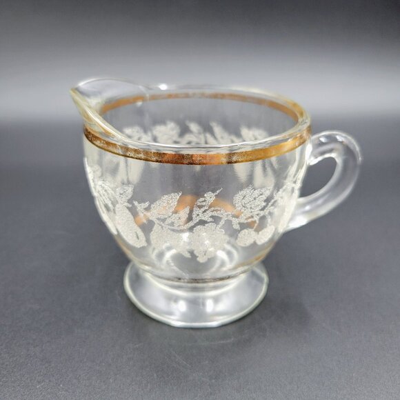 Vintage Creamers Frosted Grape & Leaf Gold Set Of 3 Creamer Syrup Condiment - Picture 3 of 16